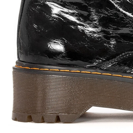 Maciejka Black leather women's Boots