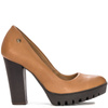 Maciejka Classic Leather Platform Pumps Brown 02629-29/00-1