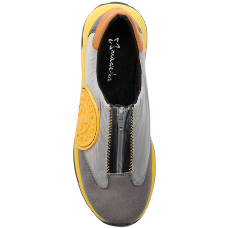 Woman's Grey&Yellow Sneakers 06296-03/00-8