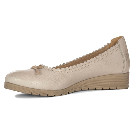  Maciejka Women's Half-Shoes Beige Gold Cloth