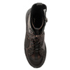Maciejka Women's Leather Boots on Platform Brown