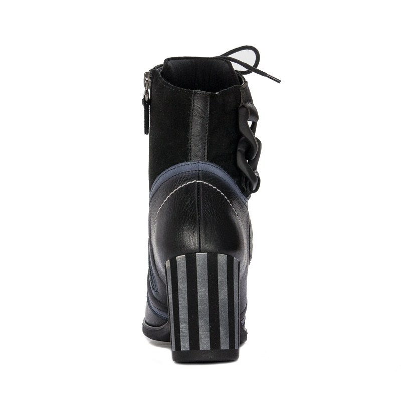 Maciejka Black & White Boots 05599-01/00-7