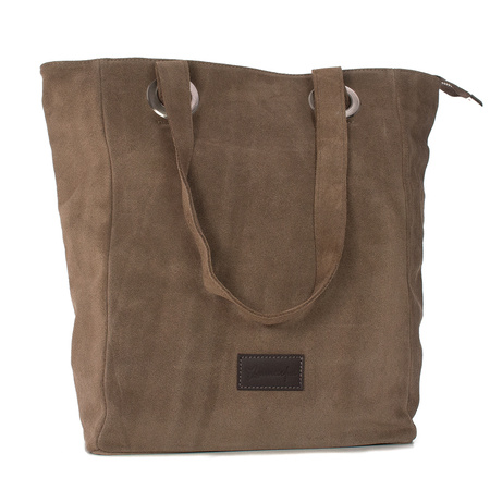 Maciejka Women's Grey Leather Handbag C299