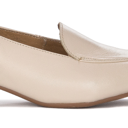 Maciejka Women's Light Beige Leather Pumps