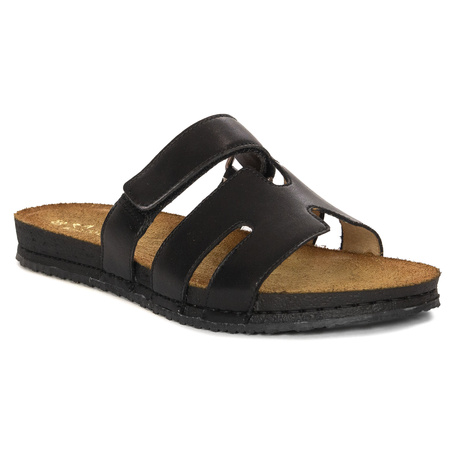 Maciejka Black Women's Slides