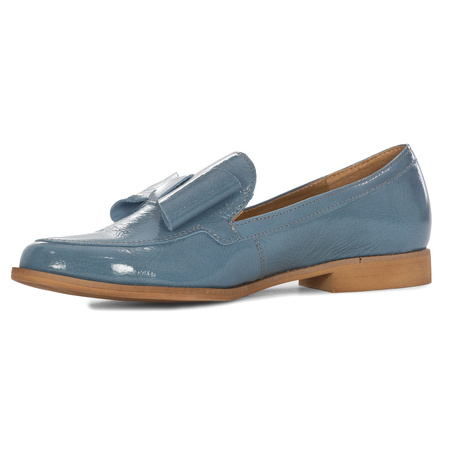 Maciejka Women's Leather Half Shoes Blue