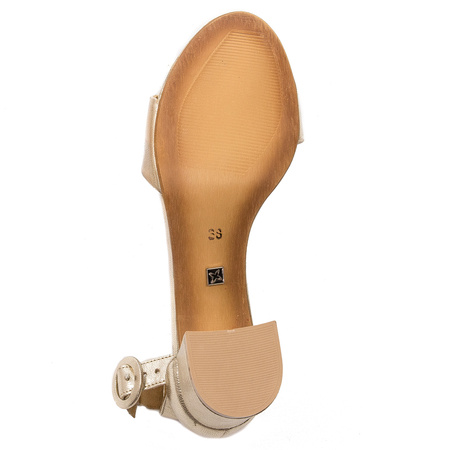 Maciejka Gold Sandals 04141-42/00-5