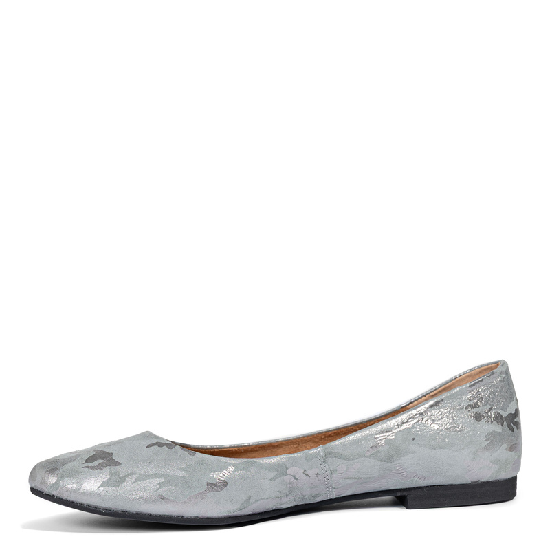 Maciejka Women’s Suede Leather Ballet Flats Flat Heel 1 cm Grey 4100W-05/00-8