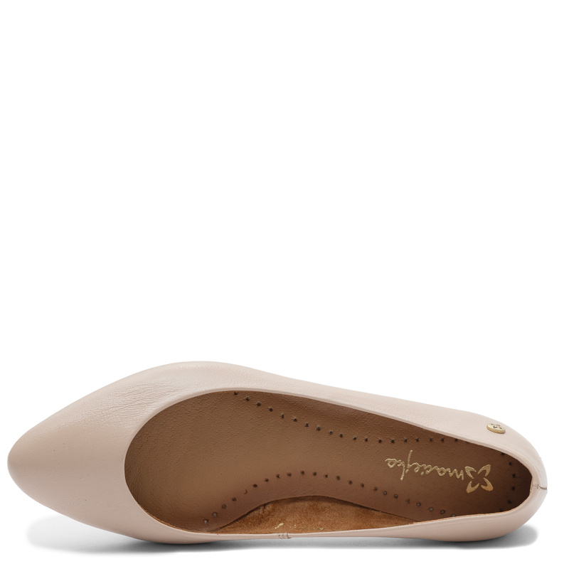 Maciejka Leather Classic Elegant Pointed Toe Ballet Flats Beige 4100W-08/00-8