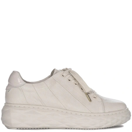 Maciejka Sneakersy damskie na platformie Beige N6481-04/00-1