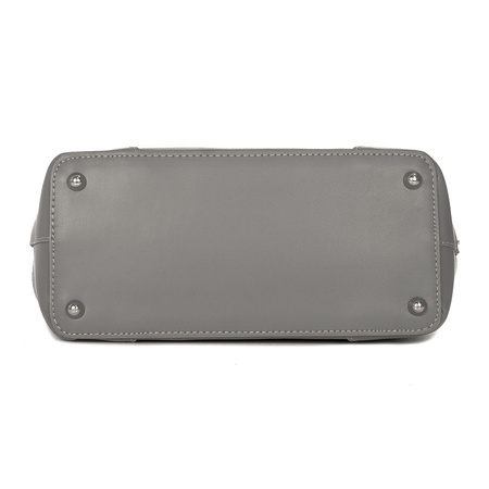 Maciejka Women's Grey Leather Handbag C299