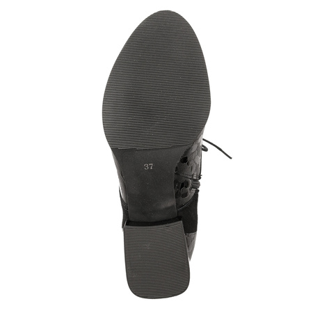 Maciejka Black Women's Lace-Up Boots 2878J-01/00-3