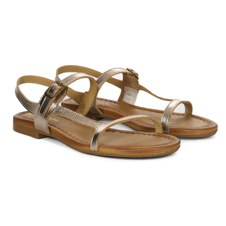 Maciejka Women's Leather Sandals Gold