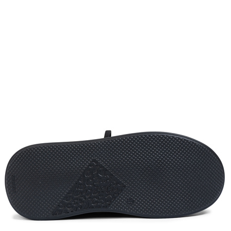 Maciejka Skórzane Sneakersy Na Platformie z Artystycznym Wzorem, Czerń 6191W-07/00-8