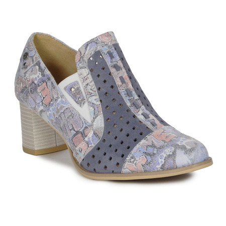 Maciejka Women's Leather Shoes Blue 05799-06-00-1