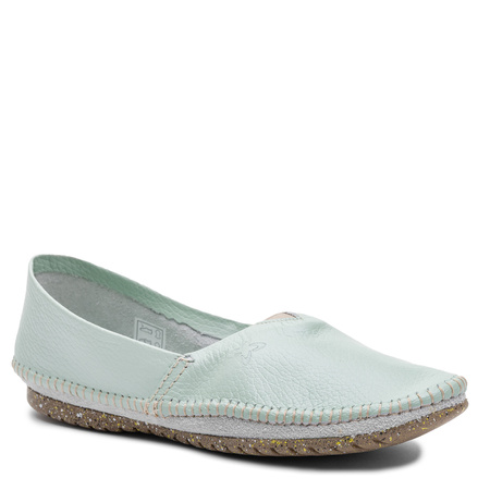 Maciejka Leather Slip-on Shoes Flexible Sole Green 1930W-32/00-0