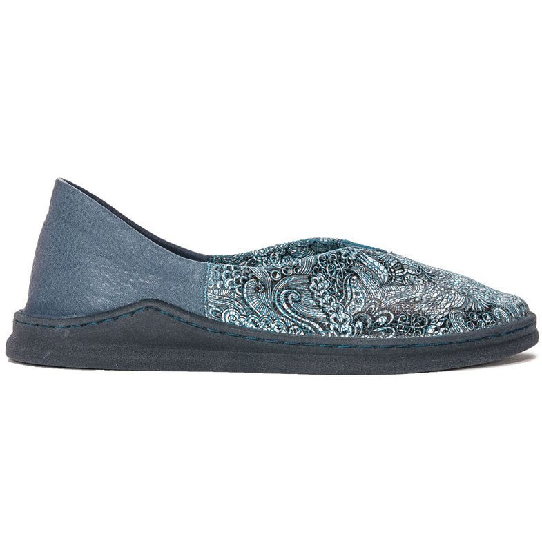 Maciejka Navy+Grey Flat Shoes 04078-54/00-0