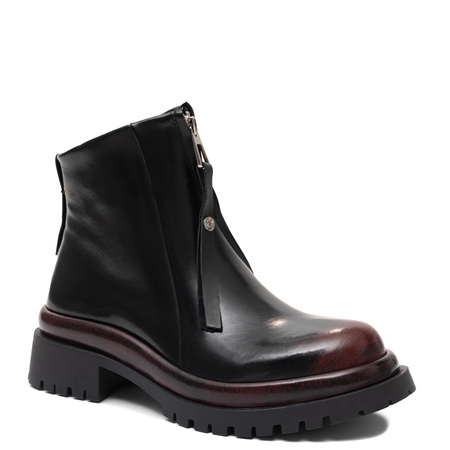 Maciejka Leather Ankle Boots Premium Comfort Black K7732-08/00-7