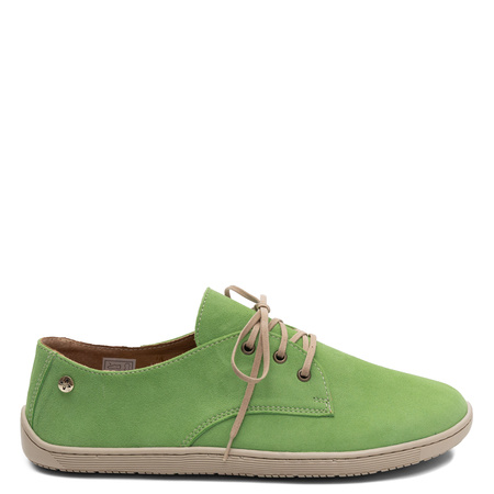 Maciejka Leather Sports Shoes Suede Green 06900-09/00-1