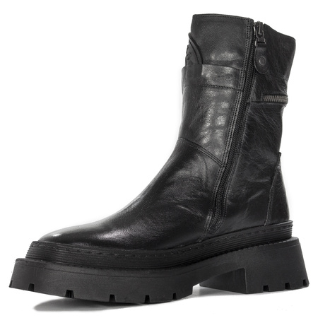 Maciejka Black+Silver Women's Boots