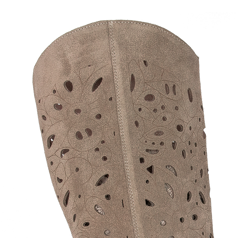 Maciejka women's Beige Knee-High Boots
