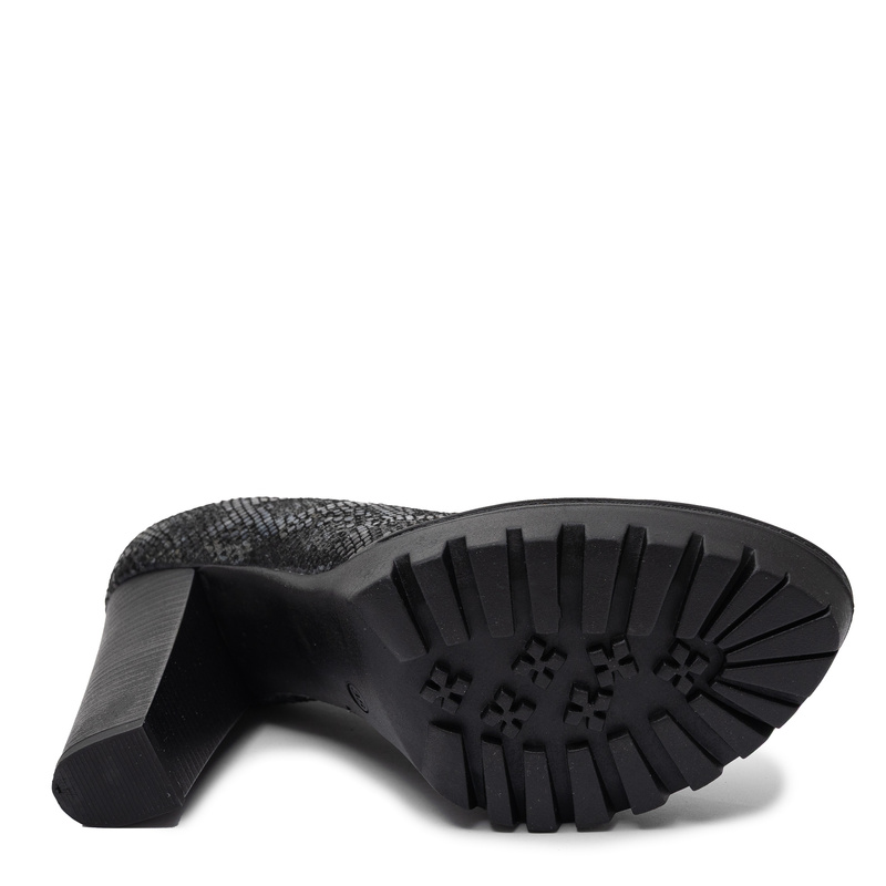 Maciejka Leather Platform Pumps Black 2629W-07/00-1