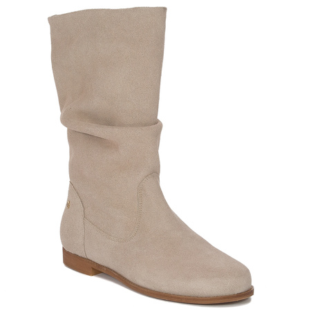 Maciejka Light Beige Knee-High Boots 05057-22/00-6