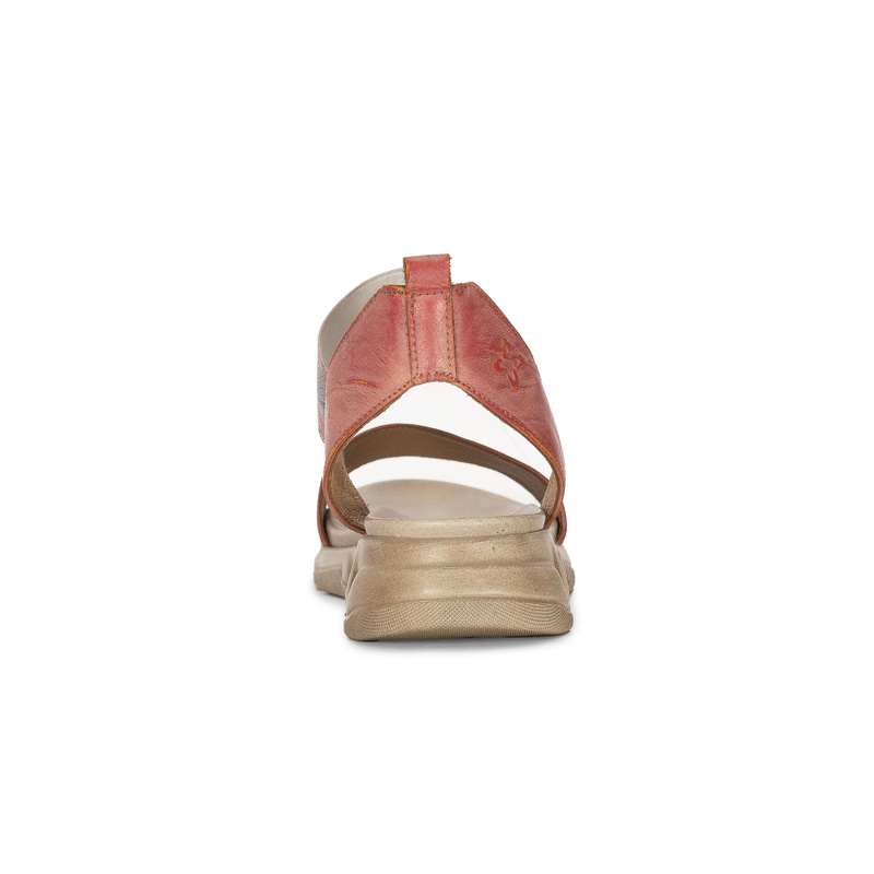 Maciejka Women's Red Beige Sandals