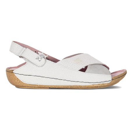 Maciejka Women's Leather White Sandals