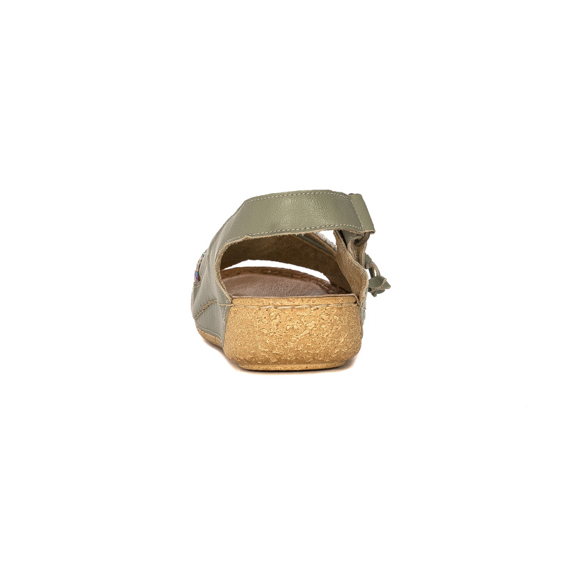 Maciejka Leather Pistachio Women's Sandals