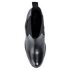 Maciejka Chelsea Leather Ankle Boots Block Heel Black H7168-01/00-7