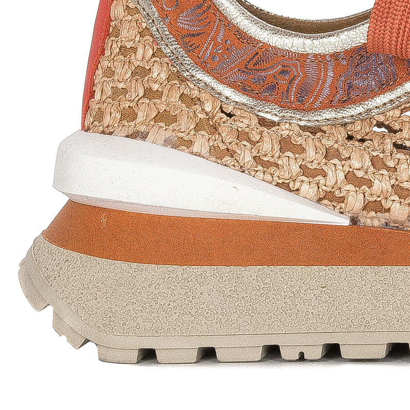 Maciejka Women's Leather Shoes Orange