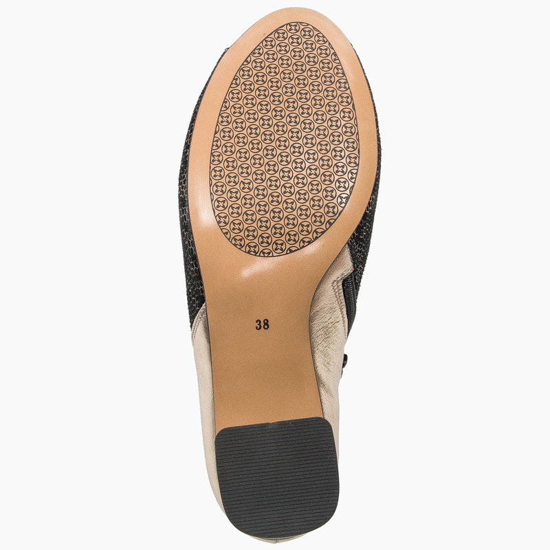 Maciejka Black + Gold velor Boots