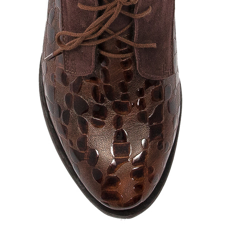 Maciejka Brown women's Lace-Up Boots 2878J-02/00-3