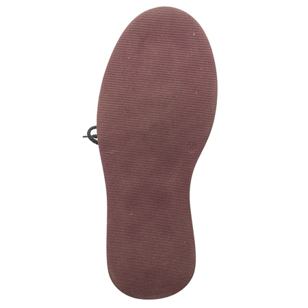 Maciejka Velour Leather Combat Boots on Platform Burgundy 06309-23/00-8