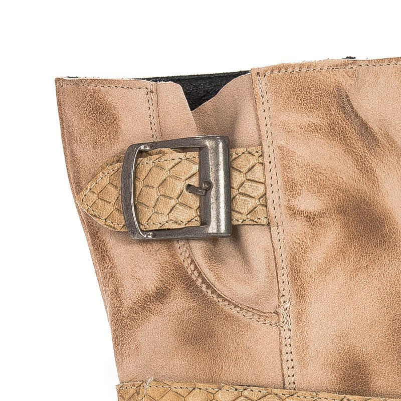 Maciejka Camel Knee-high Boots