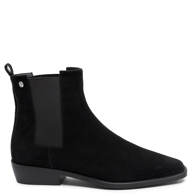 Maciejka Women's Leather Ankle Boots with Zipper Black K7758-01/00-7