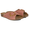 Maciejka Women's Leather Flip-Flops Pink