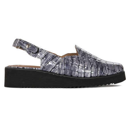 Maciejka Women's leather shoes Gray