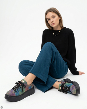 Maciejka Genuine Leather Women's Platform Sneakers Multicolour 6191W-22/00-8