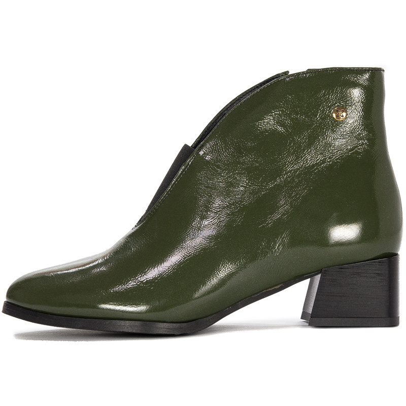Maciejka Green pattented Boots 04777-44/00-3