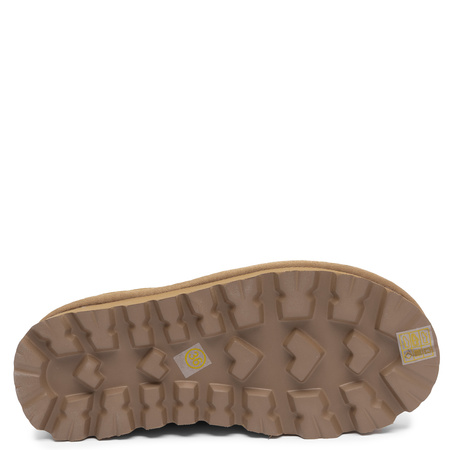 Maciejka Beige Leather Platform Snow Boots D7867-04/00-4