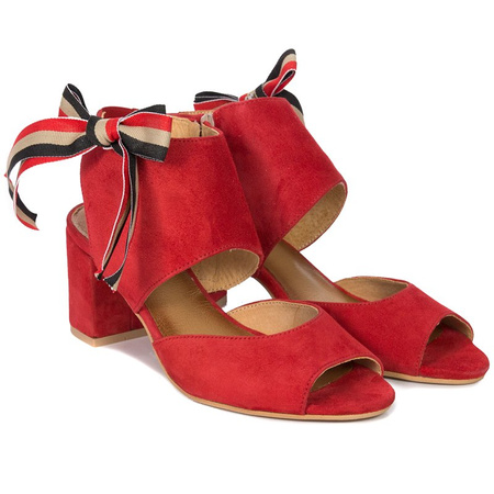 Maciejka Red Sandals 04038-08/00-5