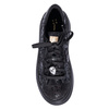 Maciejka Leather Platform Sneakers With Jewel Charm, Black 6191W-02/00-8