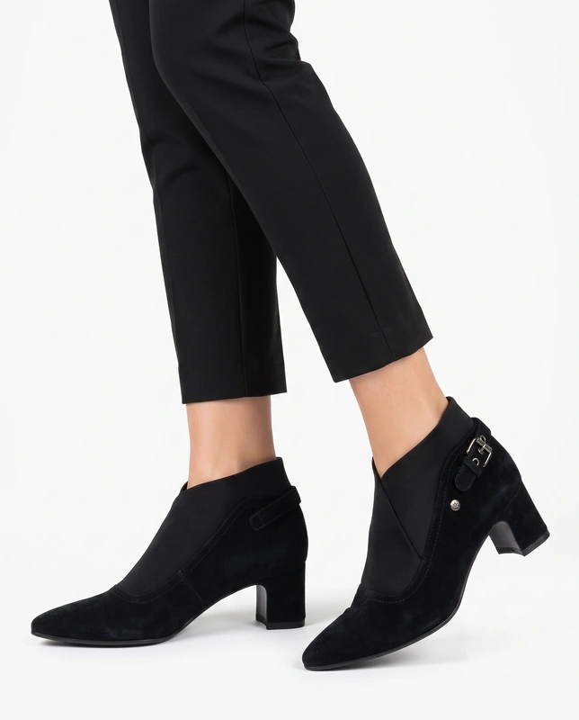 Maciejka Women's Leather Ankle Boots Black K7691-01/00-7