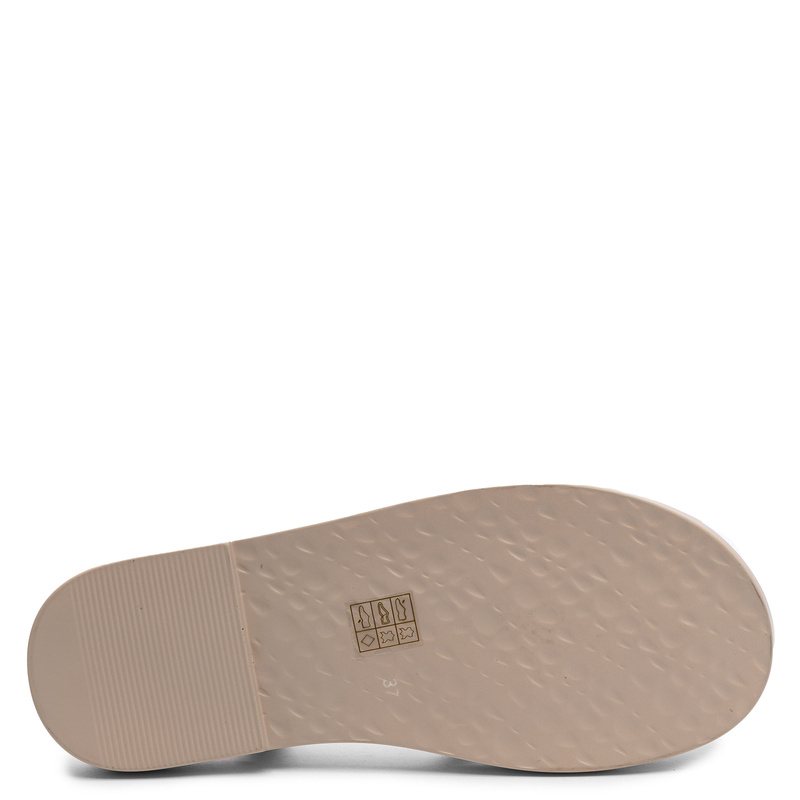 Maciejka Leather Sandals Woven Upper Closed Round Toe Pink K7442-15/00-1