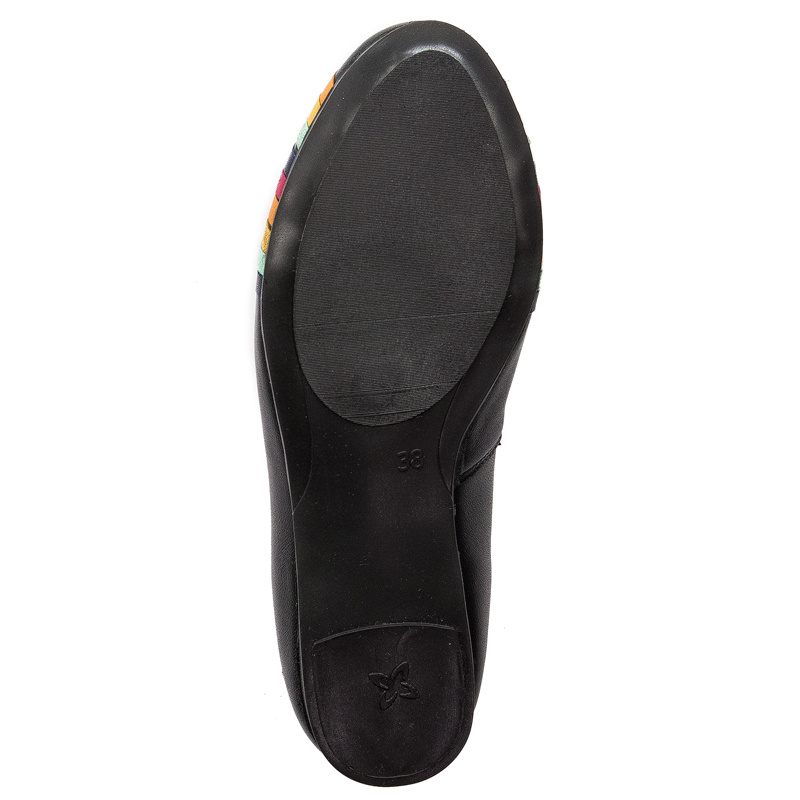 Women's Leather Black Shoes