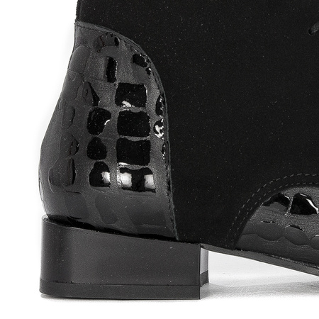 Maciejka Black Women's Lace-Up Boots 2878J-01/00-3