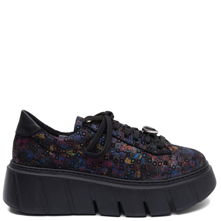 Maciejka Handcrafted Mosaic Leather Platform Shoes Multicolour 6891W-07/00-8