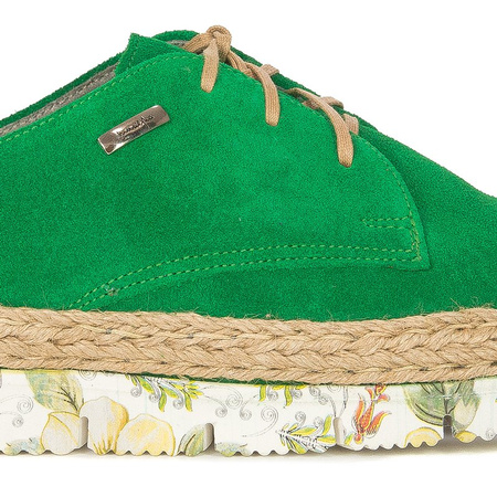 Maciejka Green Espadrilles 02936-59/00-5